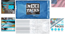 Load image into Gallery viewer, Reusable Non-Toxic Ice Packs - 25 Flexible Sheets for Coolers, Camping, &amp; Food