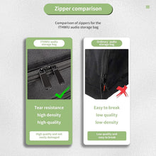 Load image into Gallery viewer, Versatile Padded Speaker Bag for 8" Speakers - Double Zipper &amp; Exterior Pocket