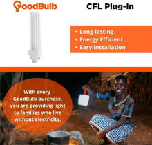 Load image into Gallery viewer, High Output 18W 5000K CFL Light Bulbs 4 Pin G24Q-2 Plug-in - 12,000 Hour Life
