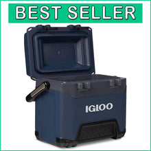 Load image into Gallery viewer, Rugged Blue 25QT Hard Cooler - Durable Insulation for Camping &amp; Outdoor Fun