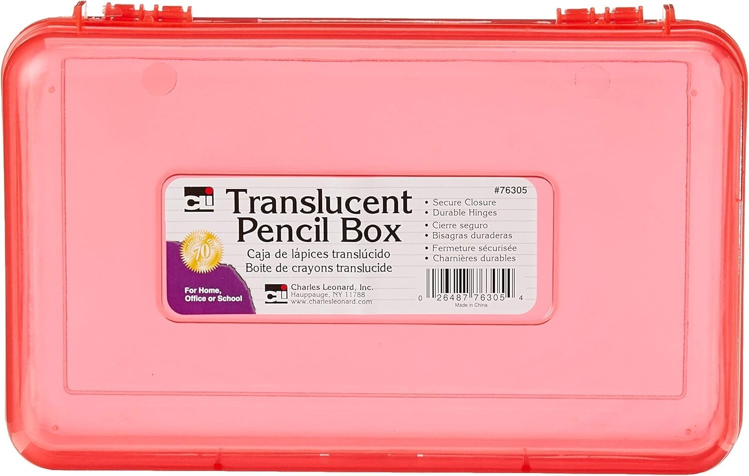 Organize with 24 Assorted Snap-Close Plastic Pencil Boxes – Perfect for Students