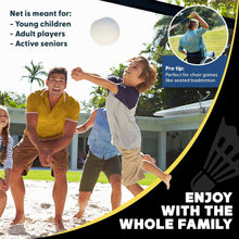 Load image into Gallery viewer, 17ft Portable Multi-Sport Net: Foldable Badminton &amp; Pickleball Height Adjustable