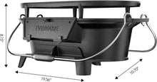 Load image into Gallery viewer, Versatile Charcoal Grill &amp; Tabletop Skillet - Ideal for Camping and Tailgating