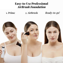 Load image into Gallery viewer, Lightweight Spray Foundation Set with Anti-Aging Elements &amp; Dual Brushes - Fair