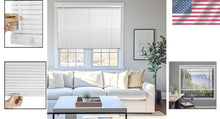 Load image into Gallery viewer, Versatile 72" W x 72" H Window Blinds - Cordless, Durable &amp; Warping Resistant