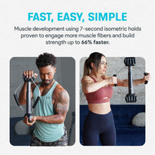 Load image into Gallery viewer, Lightweight 20" Isometric Workout Equipment in Matte Black - Compact &amp; Versatile