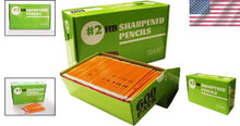 Load image into Gallery viewer, Premium 600 Pcs Woodcased No. 2 Pencils with Latex-Free Erasers - Pre-Sharpened