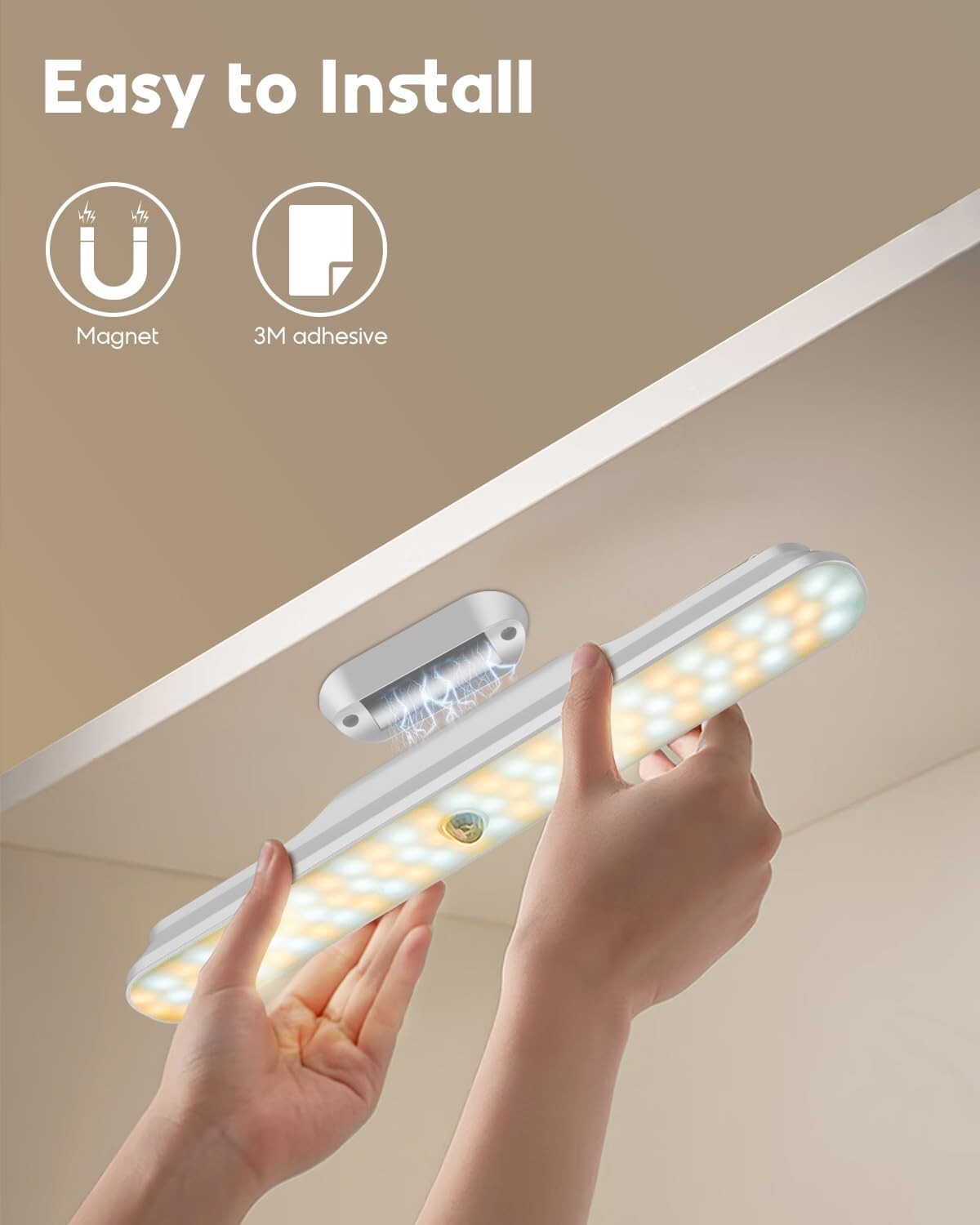 Energy-Efficient Motion Sensor Lights - 78 LEDs for Easy Indoor Illumination