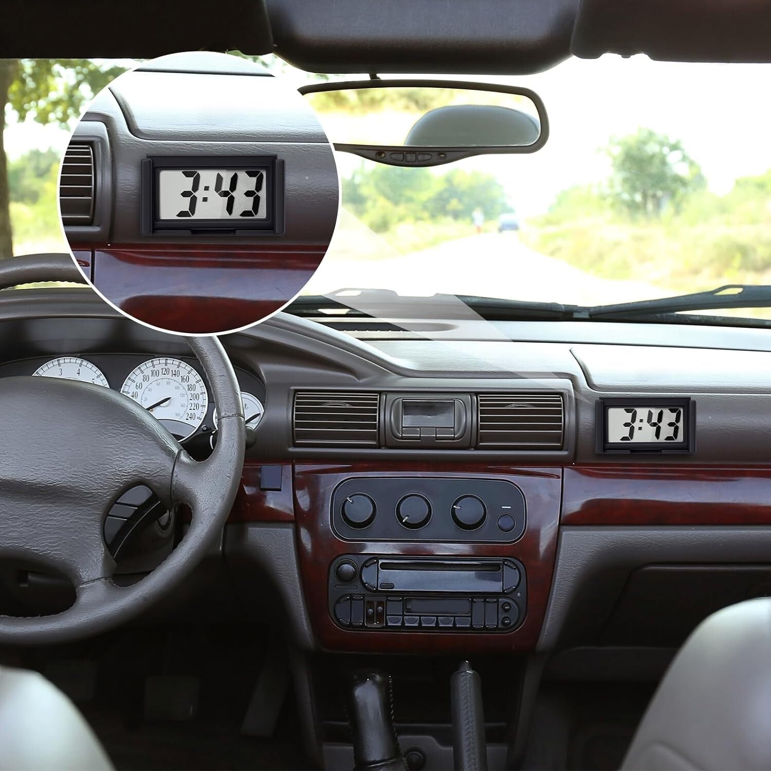 Lightweight Magnetic Clocks - Ideal for Car Dashboard & Home Use - 36 Pack