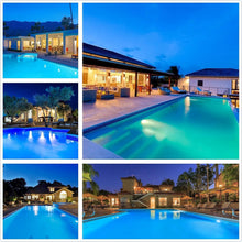 Load image into Gallery viewer, Vibrant RGBW 120V LED Pool Bulb - 40W Waterproof Light for Inground Pools