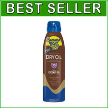Load image into Gallery viewer, Pack of 3 Coconut Scented Tanning Dry Oil Sunscreen SPF 15 - Non-Greasy Formula