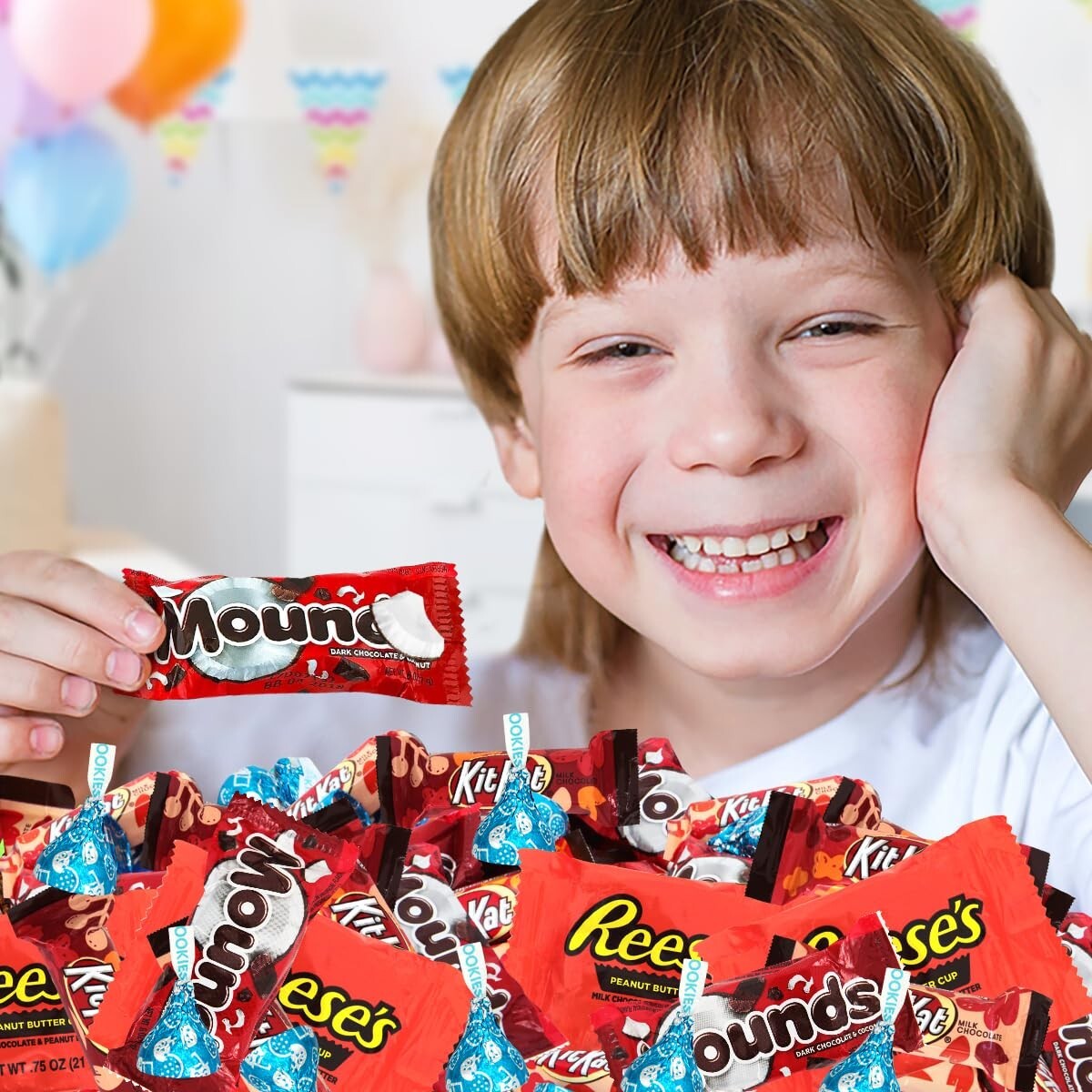 Decadent 8lb Chocolate Candy Collection - Individually Wrapped for Freshness