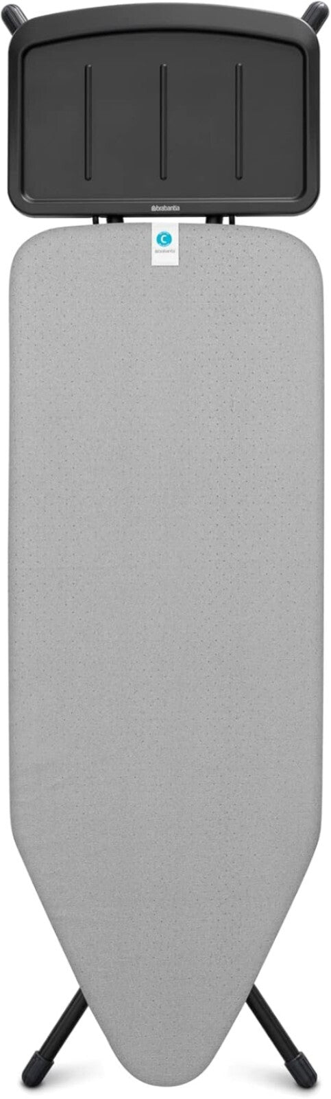 Extra Large 49x18 Inch Ironing Board C with Adjustable Height and Steam Holder