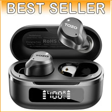 Load image into Gallery viewer, Bluetooth 5.3 Wireless Earbuds with 6 Mics for Clear Calls &amp; Bass-Enhanced Sound
