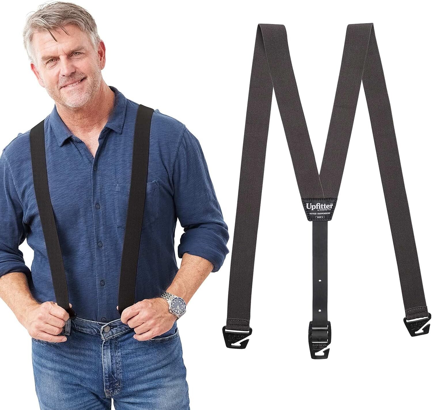 Adjustable Upfitter Hidden Suspenders for Men - Ultimate Comfort & Style