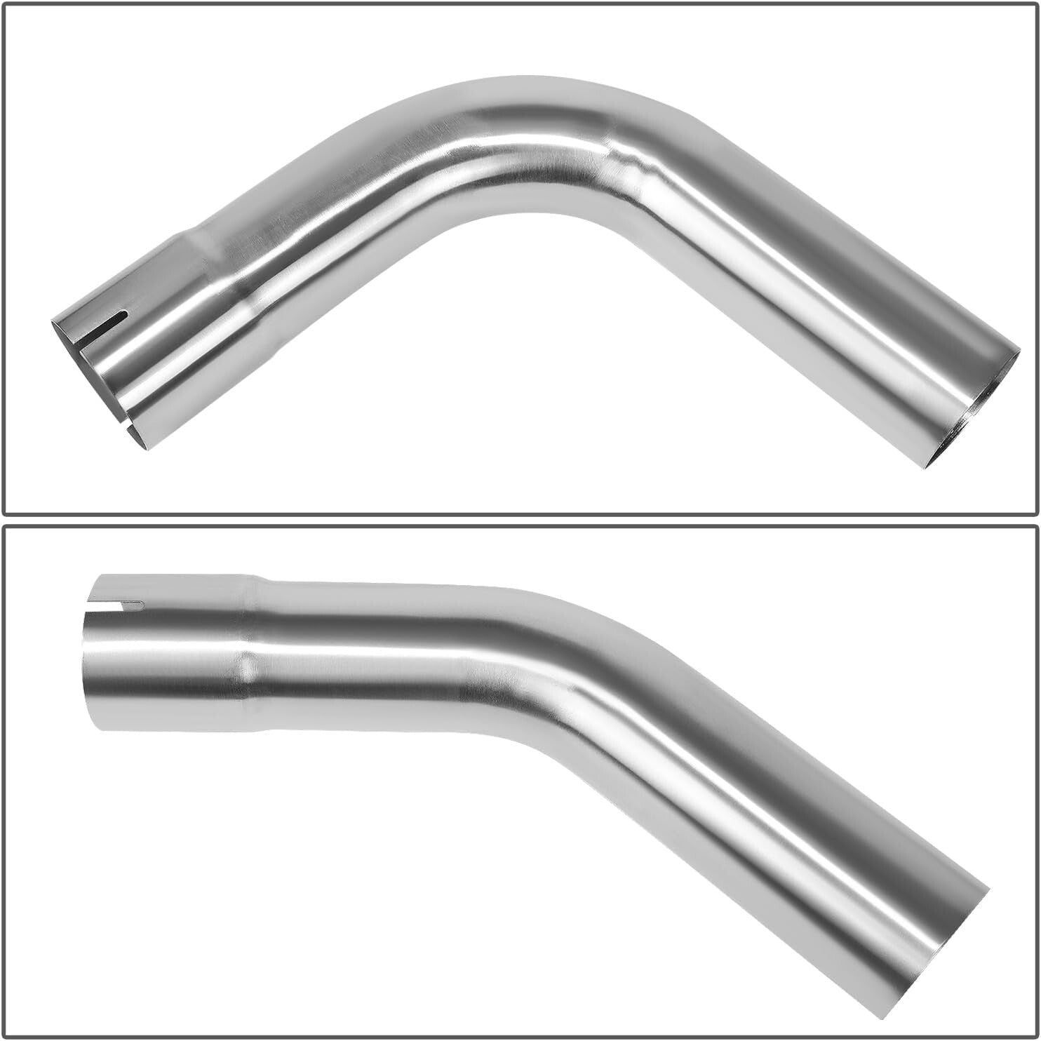 High-Quality Stainless Steel Exhaust Kit: 2-Inch Mandrel Bends & Pipes Included