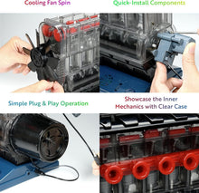 Load image into Gallery viewer, Interactive Inline 6 Engine Model for Educational Fun - Ages 10 to Adult