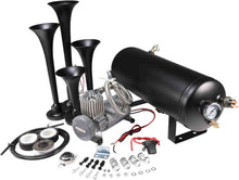 Load image into Gallery viewer, Super Loud 12V Train Horn System with 1.5 Gallon Tank – Perfect for All Vehicles