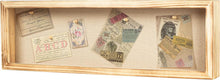 Load image into Gallery viewer, Stylish Carbonized Wood Shadow Box for Flowers &amp; Keepsakes - 25" Display