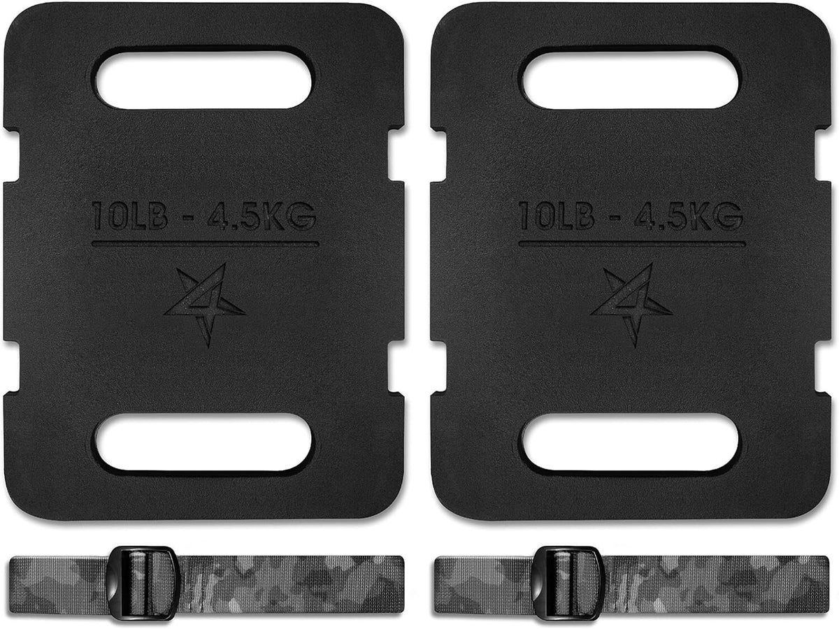 Compact Cast Iron Ruck Weights for Rucking, Squats, and Strength Worko ...
