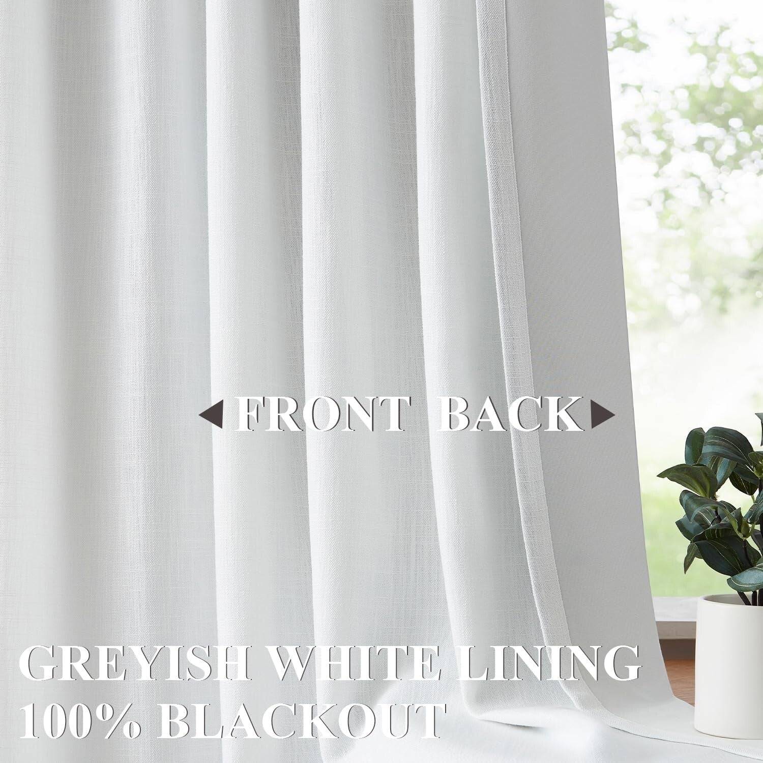 Luxury Pinch Pleat Blackout Drapes 60"W x 108"L - Machine Washable & Adjustable