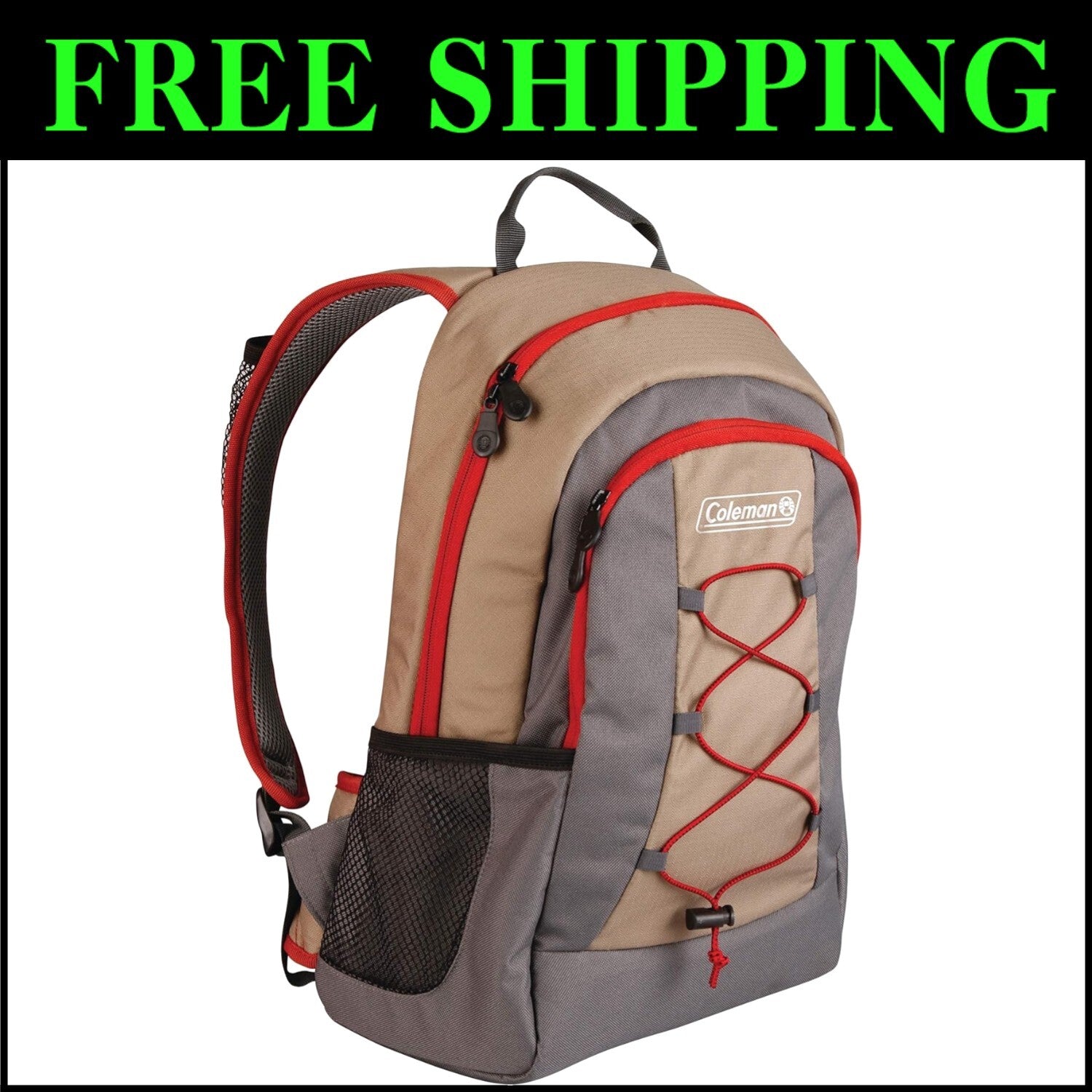 Eco-Friendly 28 Can Backpack Cooler with Leakproof Insulation & Comfort Straps