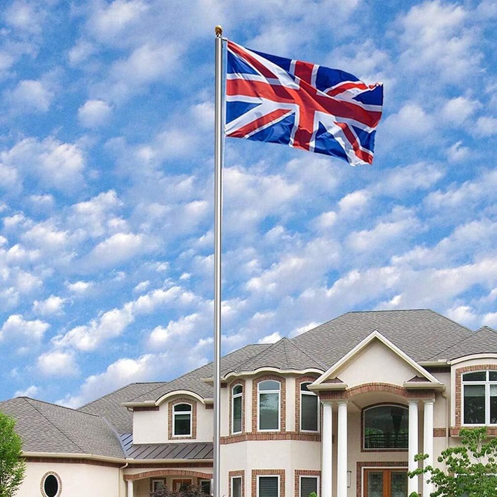 Durable 5/16'' x 100' Wire Center Flagpole Rope - Tamper-Proof Polyester Halyard