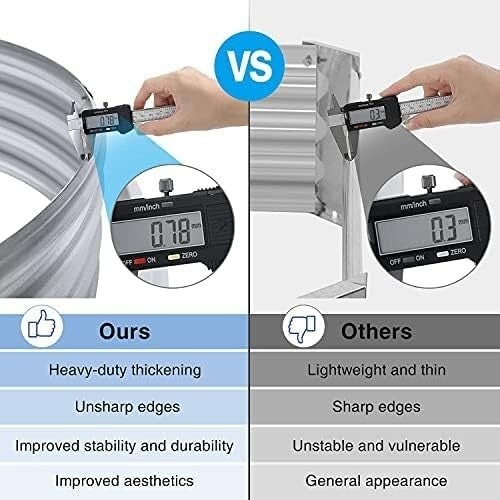 Large Capacity 2-Piece Galvanized Planter Box Set - Ideal for Vegetable Gardens