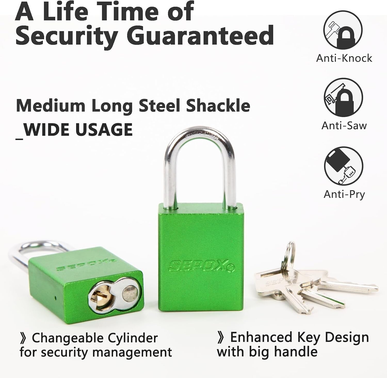 Durable 24-Piece Outdoor Padlock Set - Keyed Differently for Enhanced Protection