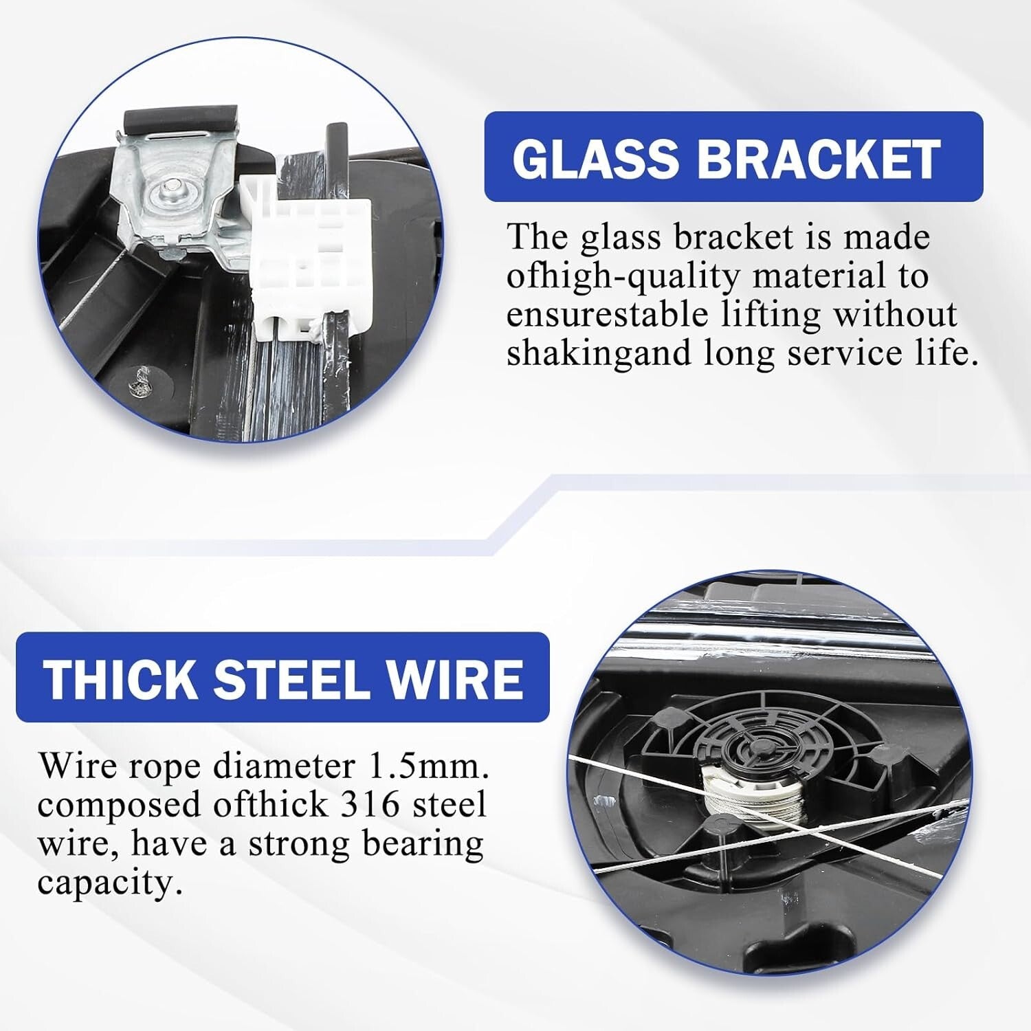 Efficient Front Left Window Regulator for Hyundai Tucson 2016-2020 - Easy to Use
