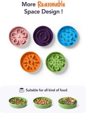 Load image into Gallery viewer, Elevated Ceramic Dog Bowls - Non-Slip Clover Green Dishes for Healthy Feeding