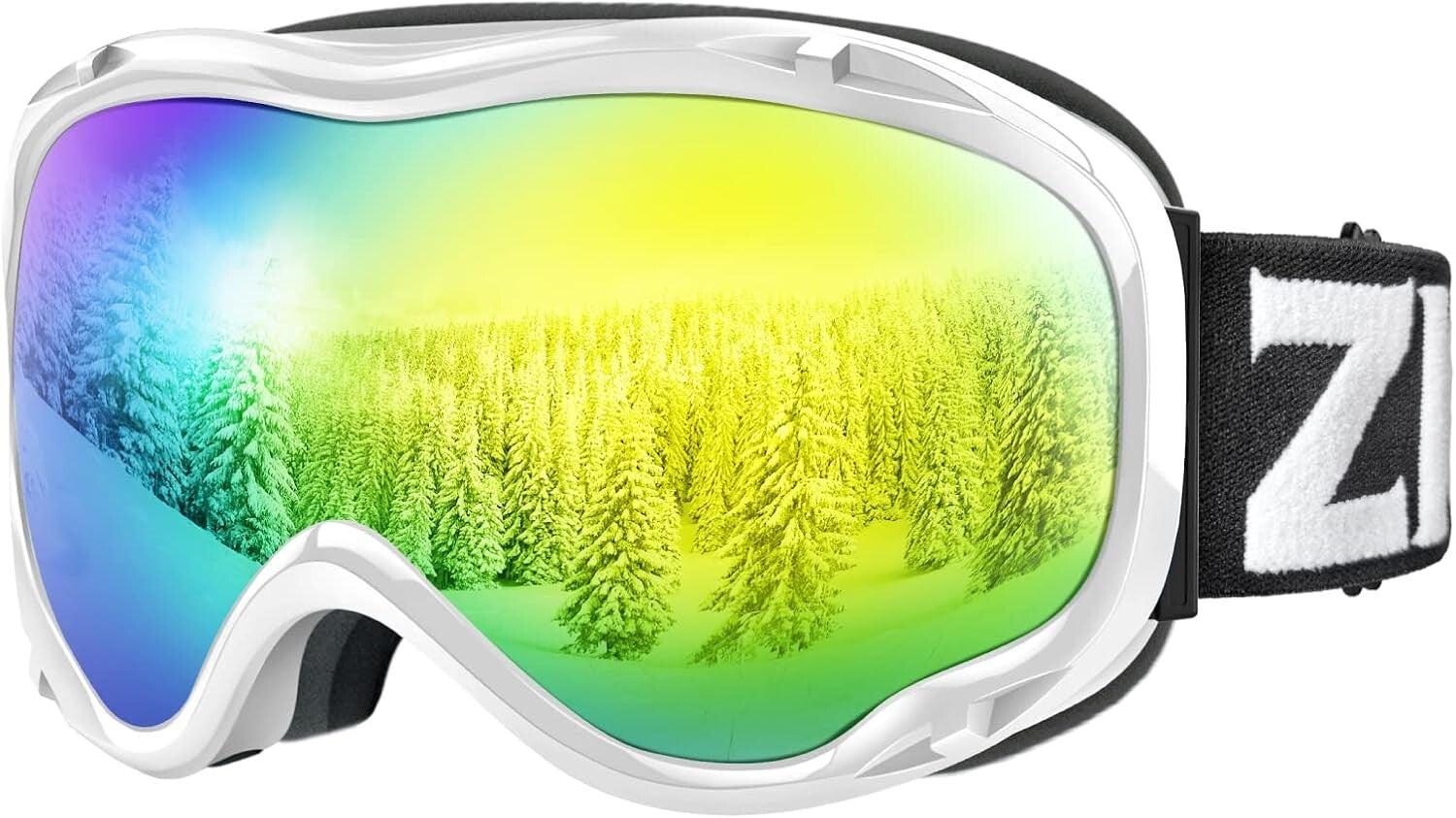 Comfy OTG Ski Goggles with Anti-Fog & UV Protection - Ideal for Youth & Adults