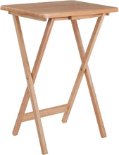 Load image into Gallery viewer, Transitional Design 2-Piece Snack Tray Table Set - Ideal for Small Spaces