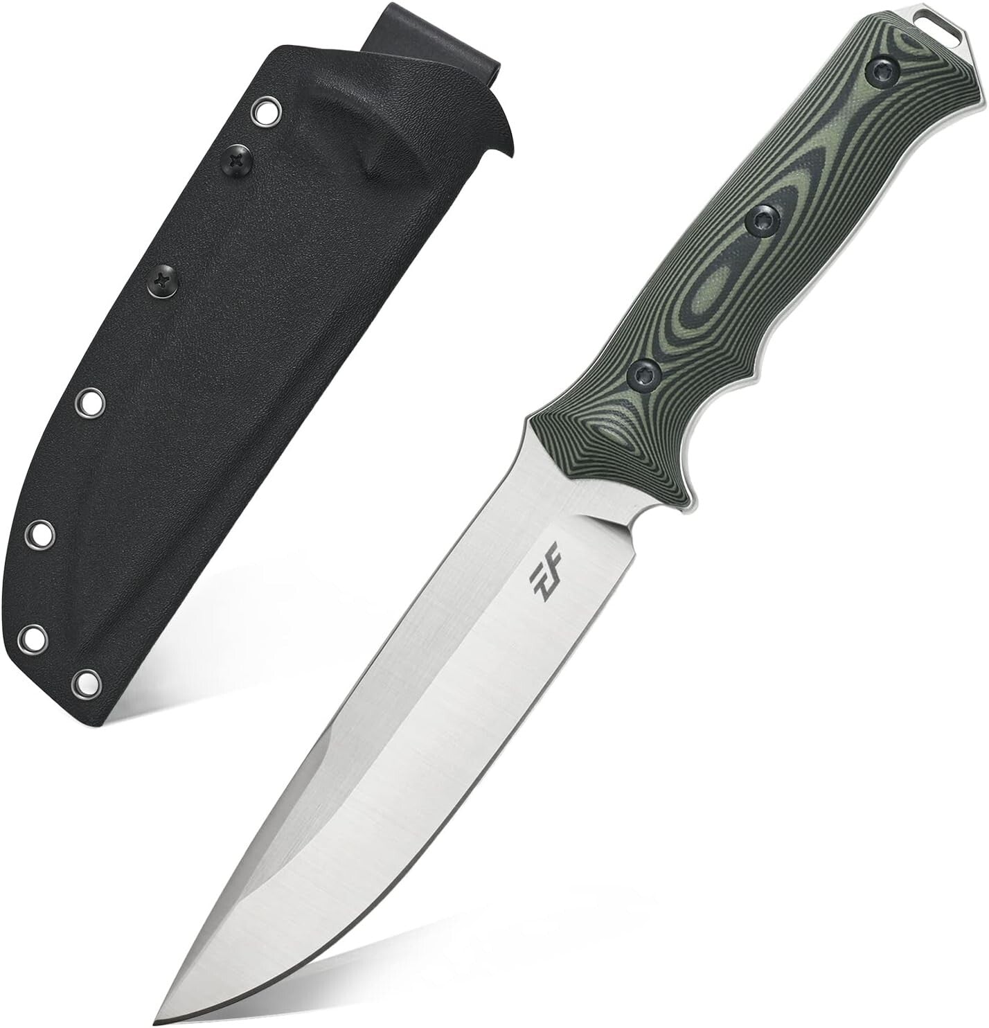 Ergonomic Two-Tone G10 Fixed Blade Knife for Camping & Outdoor Adventures