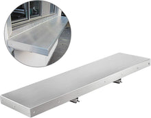 Load image into Gallery viewer, Space-Saving Stainless Steel Serving Shelf – 44 lbs Capacity, Indoor/Outdoor