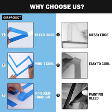 Load image into Gallery viewer, Bulk Blue Painters Tape - 1 Inch Wide, 55 Yards x 20 Rolls for Multiple Projects