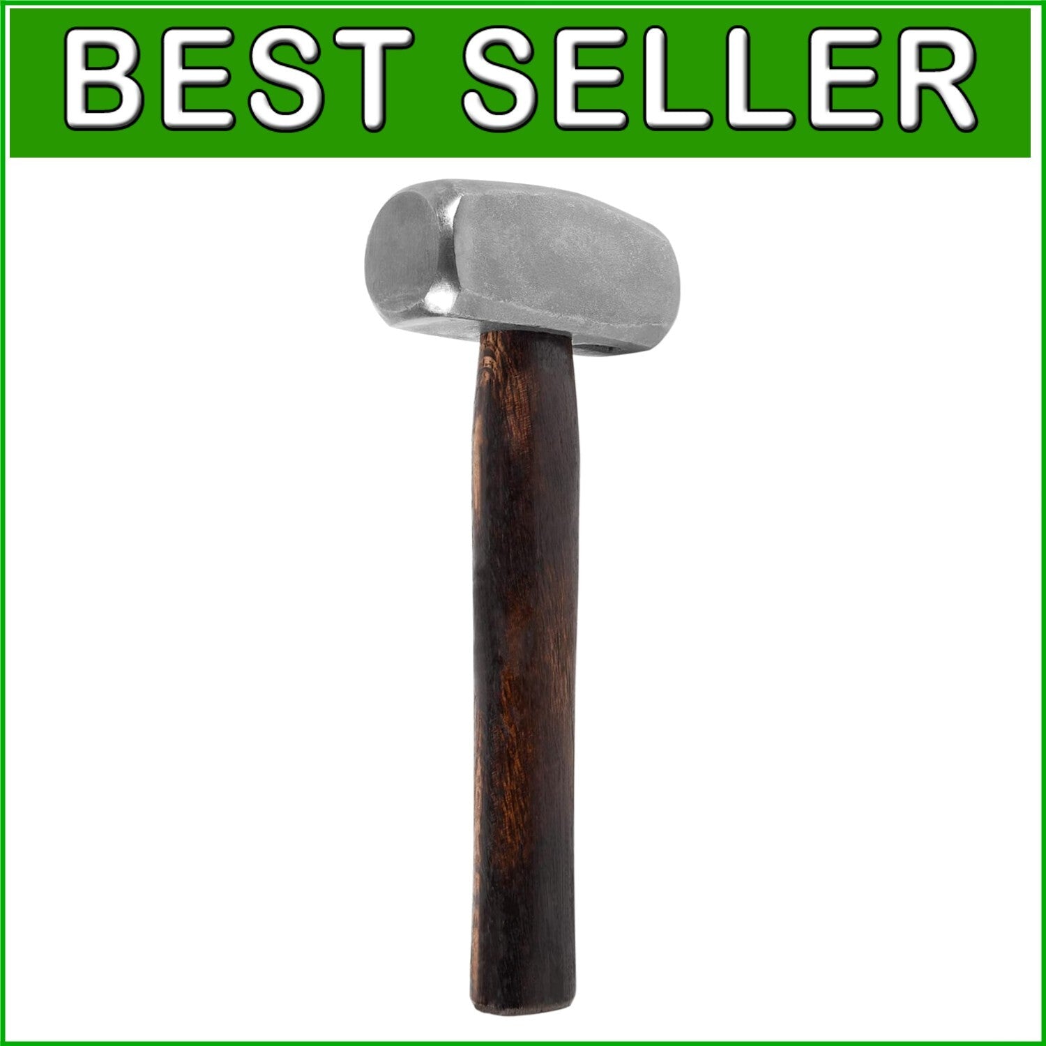 3lb Professional Blacksmith Hammer – Ergonomic Hickory Handle, Alloy Steel Head