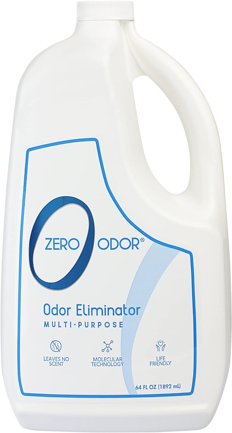 Versatile Unscented Odor Neutralizer Spray - Eliminate Smoke & Pet Odors, 64oz