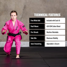 Load image into Gallery viewer, Ultra-Light Women's IBJJF Approved BJJ GI - Perfect Fit for Every Training