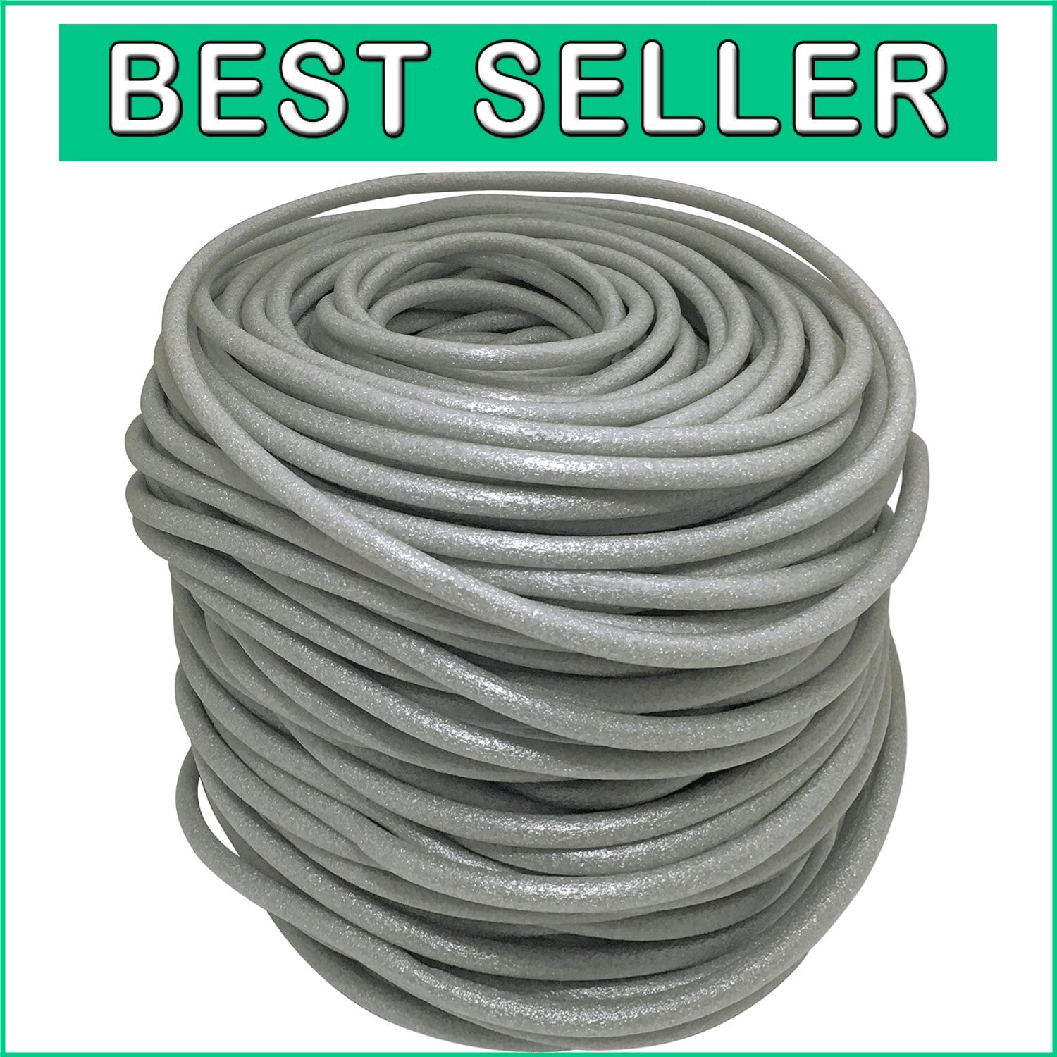 Durable 350-Ft Grey Polyurethane Foam Caulk Saver - Waterproof Moisture Barrier