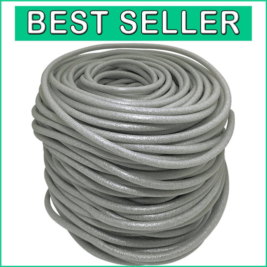 Durable 350-Ft Grey Polyurethane Foam Caulk Saver - Waterproof Moisture Barrier