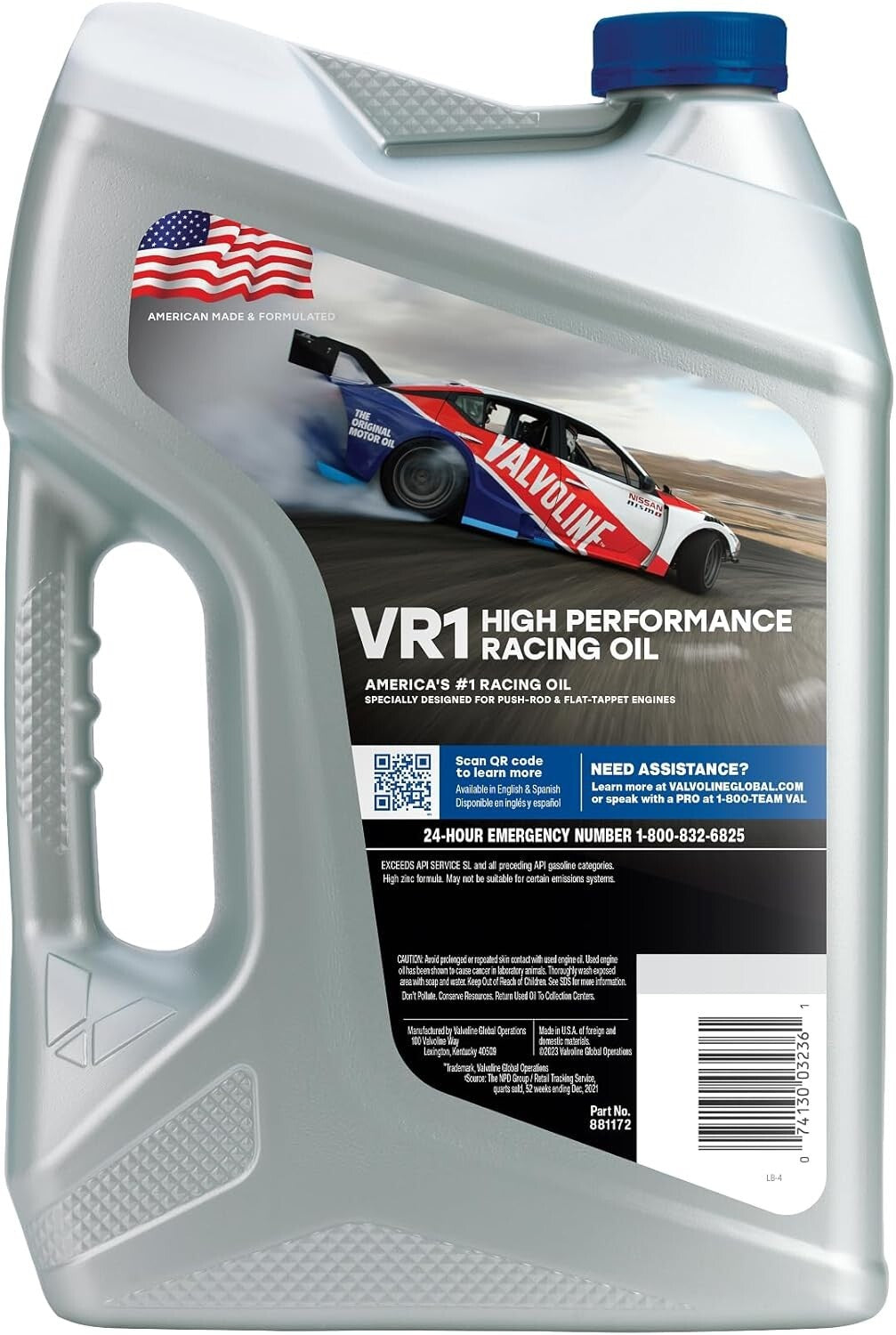 America's #1 Racing Motor Oil 20W-50 - 15 QT Total for Extreme Protection