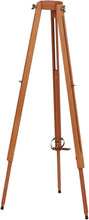 Load image into Gallery viewer, Classic Adjustable Tripod Easel in Natural Wood - Ideal for Outdoor Artists
