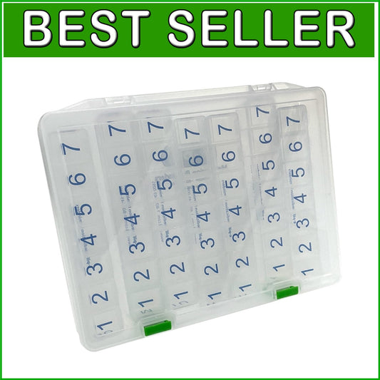 7-Day Clear Weekly Pill Organizer - Your All-in-One Medication Solution