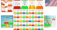 Load image into Gallery viewer, 60 Retro Water Ring Toss Games - Portable Mini Arcade Toys for All Ages