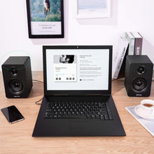 Load image into Gallery viewer, Compact SW208 Bookshelf Speakers - HiFi 60W Dynamic Sound for Gaming &amp; Music