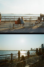 Load image into Gallery viewer, Stylish Striped Green EKTAR H35N Half Frame Camera - Automatic Exposure Included