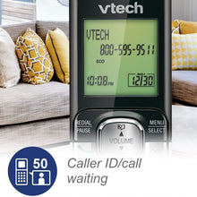 Load image into Gallery viewer, 4-Handset DECT 6.0 Cordless Phone System with Caller ID and Answering Machine