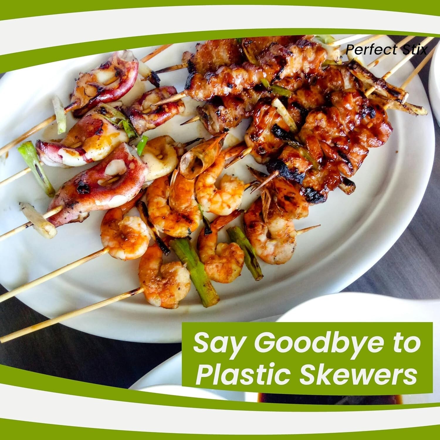 Party-Ready Birchwood Corn Dog Skewers 8.5" - Pack of 1005 Semi-Pointed Tips