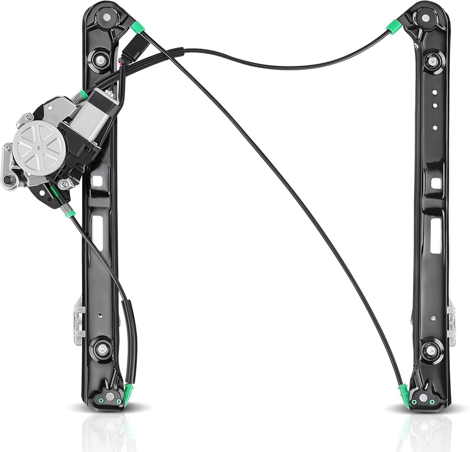 BMW E46 Window Regulator with Motor - Fits 325i 328i 330i Sedan/Wagon 1999-2005